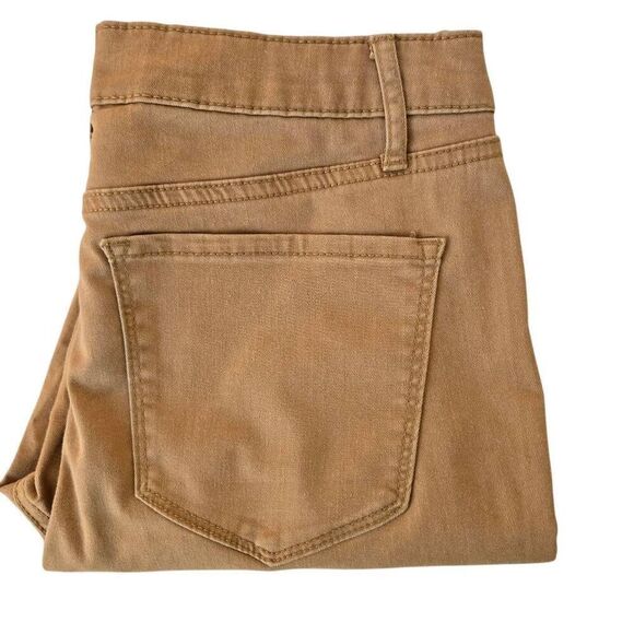 REWASH Brand LA Womens Frayed Cut Off Mid Rise Skinny Jeans Mustard Size 9/29 - Picture 14 of 14